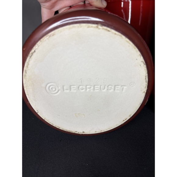Le Creuset CERISE Red Stoneware 3-Canister Storage Jar Set with Lids #1029 - Picture 13 of 13